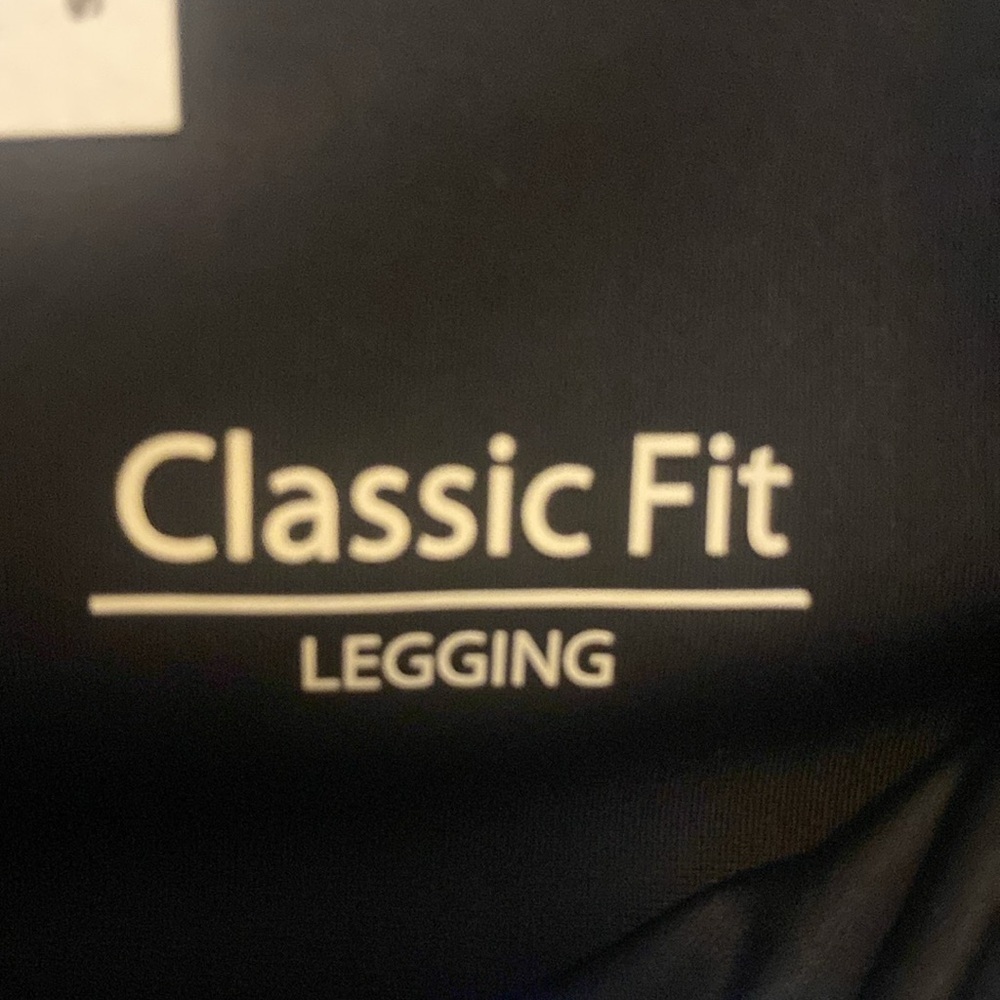 Croft & Barrow Classic Fit Mid Rise Cotton Spandex Black Leggings Sz L NWT - Picture 6 of 7